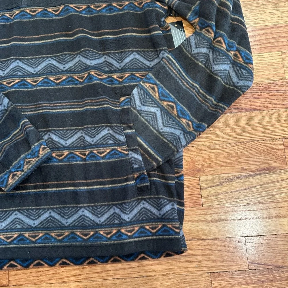 O'Neill Men’s Black and Blue Superfleece Pullover - Picture 6 of 7